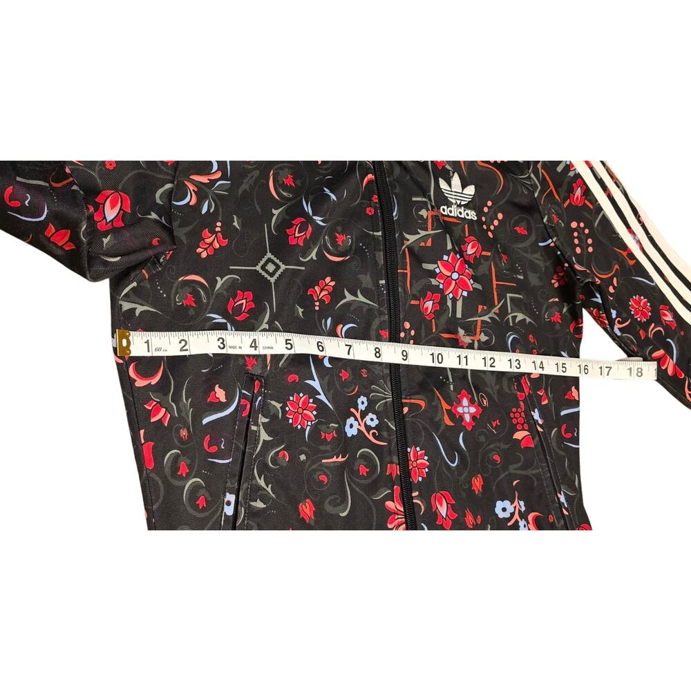 Adidas Originals Floral Flower Firebird Full Zip Track Jacket - Youth US XS - Picture 3 of 10